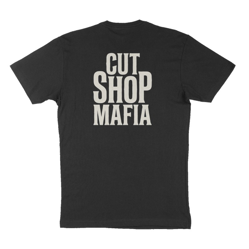 Custom t-shirt design, Back print, black shirt