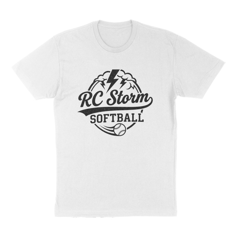 Custom t-shirt: "RC Storm", Front print, white shirt