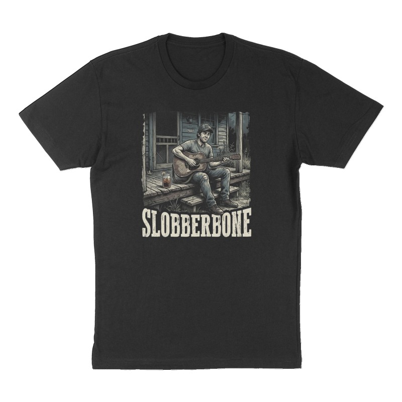 Custom t-shirt: "Slobberbone", Front print, black shirt