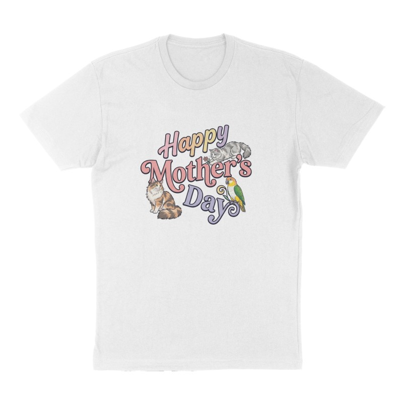 Custom t-shirt: "Happy Mother’s Day ", Front print, white shirt