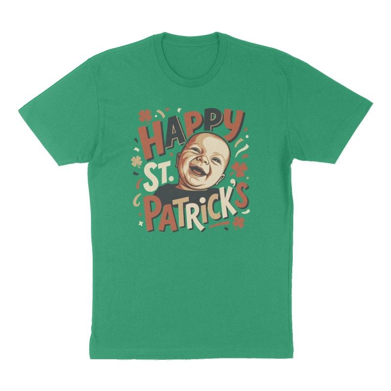 Custom t-shirt design, Front print, green shirt
