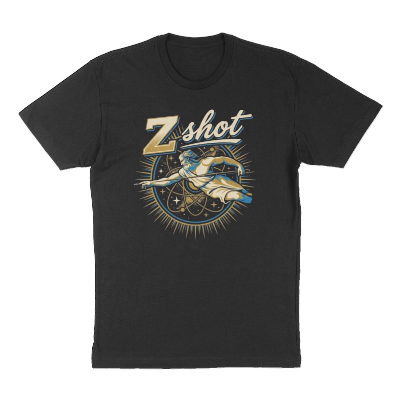 Custom t-shirt: "Z shot ", Front print, black shirt