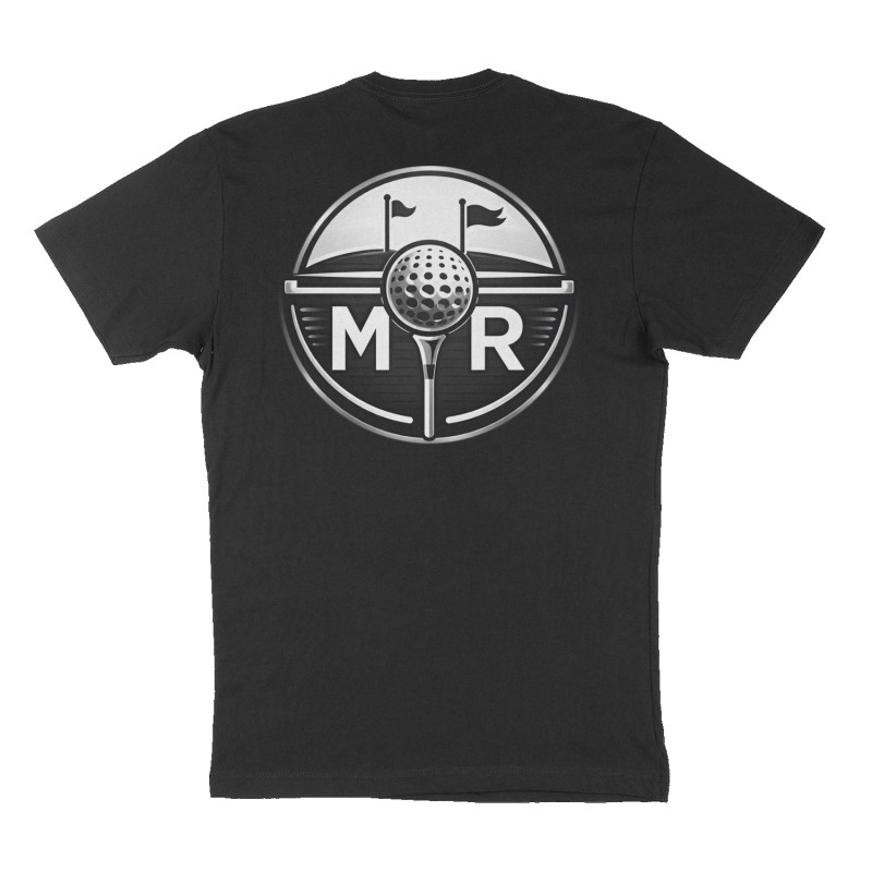 Custom t-shirt design, Back & Left Chest print, black shirt