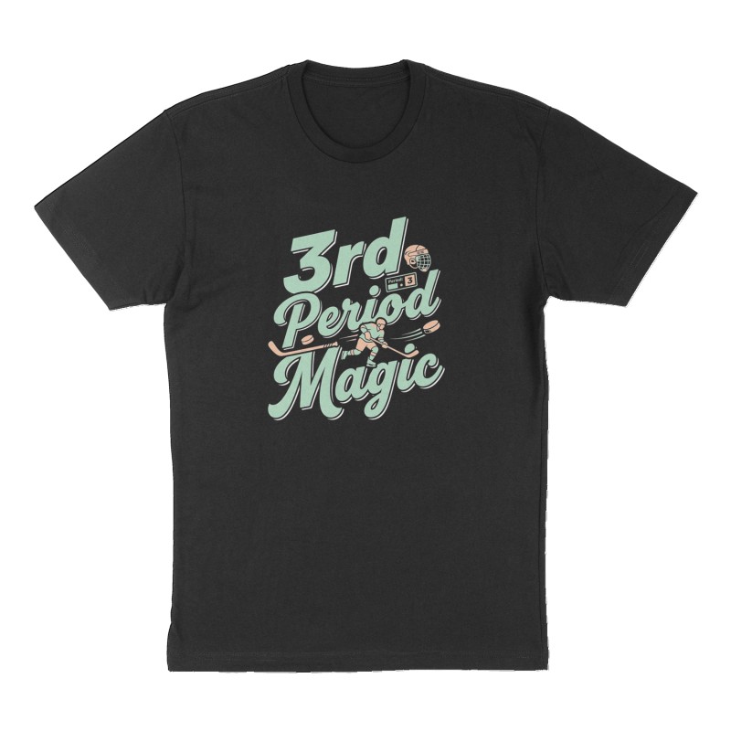 Custom t-shirt: "3rd Period Magic", Front print, black shirt