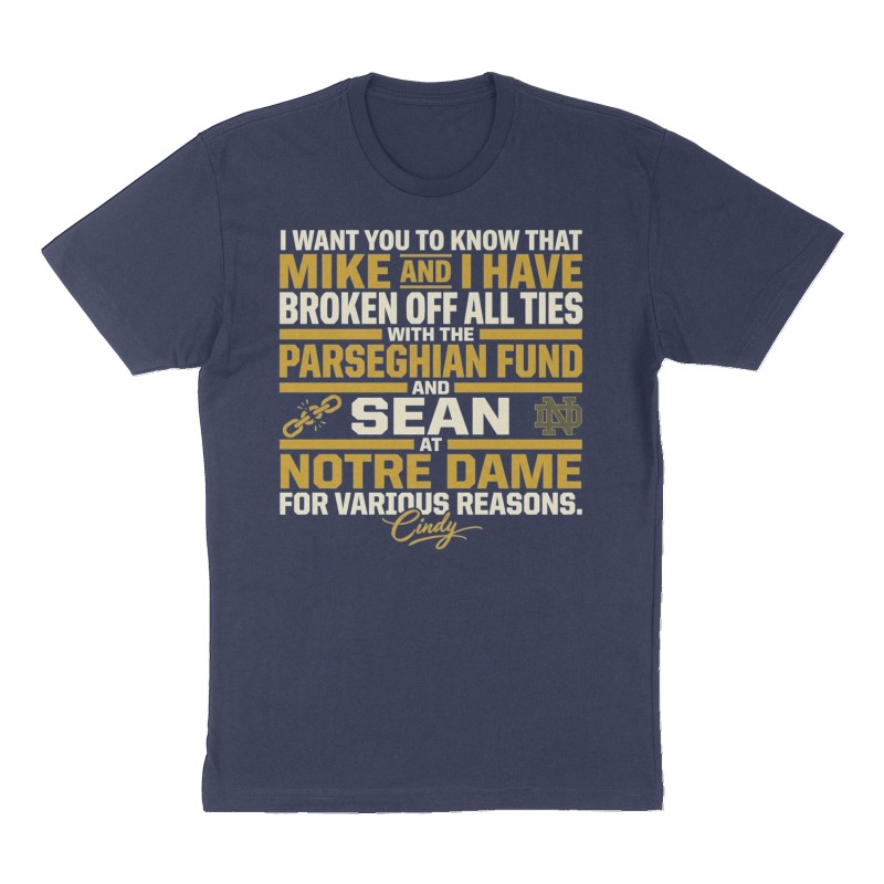 Custom t-shirt design, Front print, navy shirt
