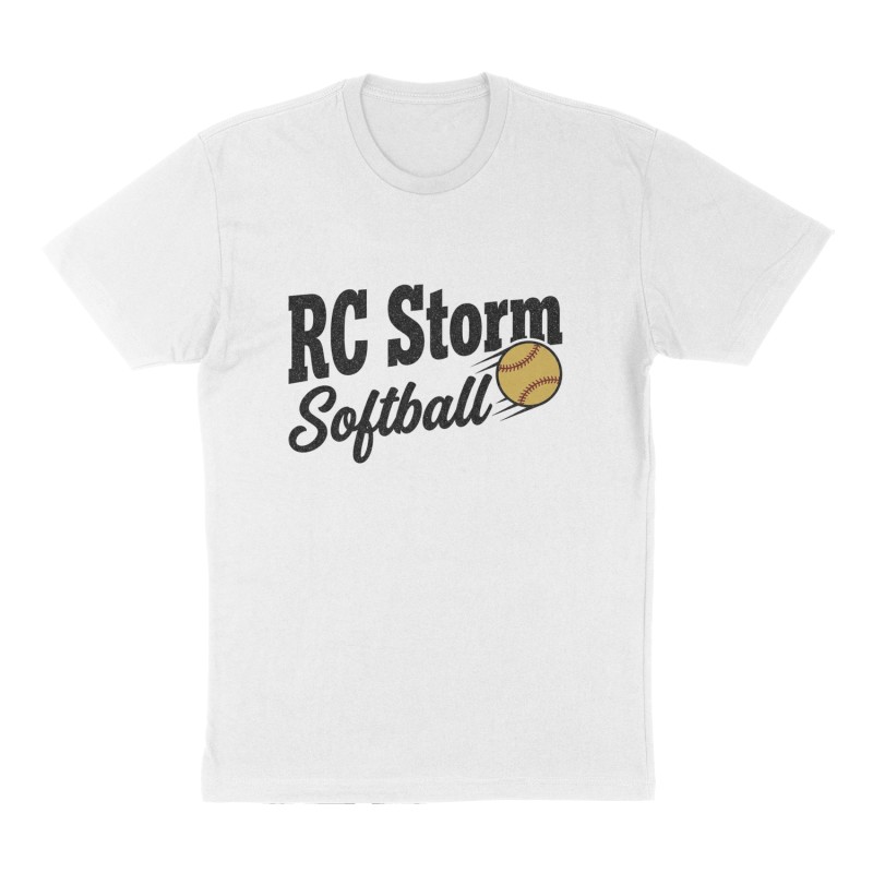 Custom t-shirt: "RC Storm", Front print, white shirt
