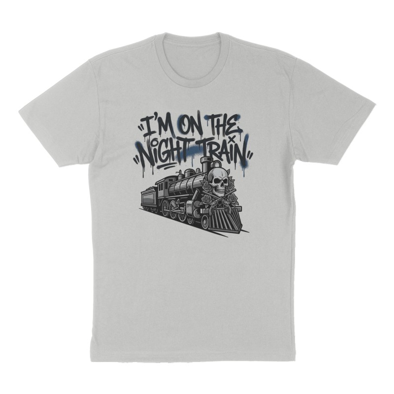 Custom t-shirt design, Front print, heather-gray shirt