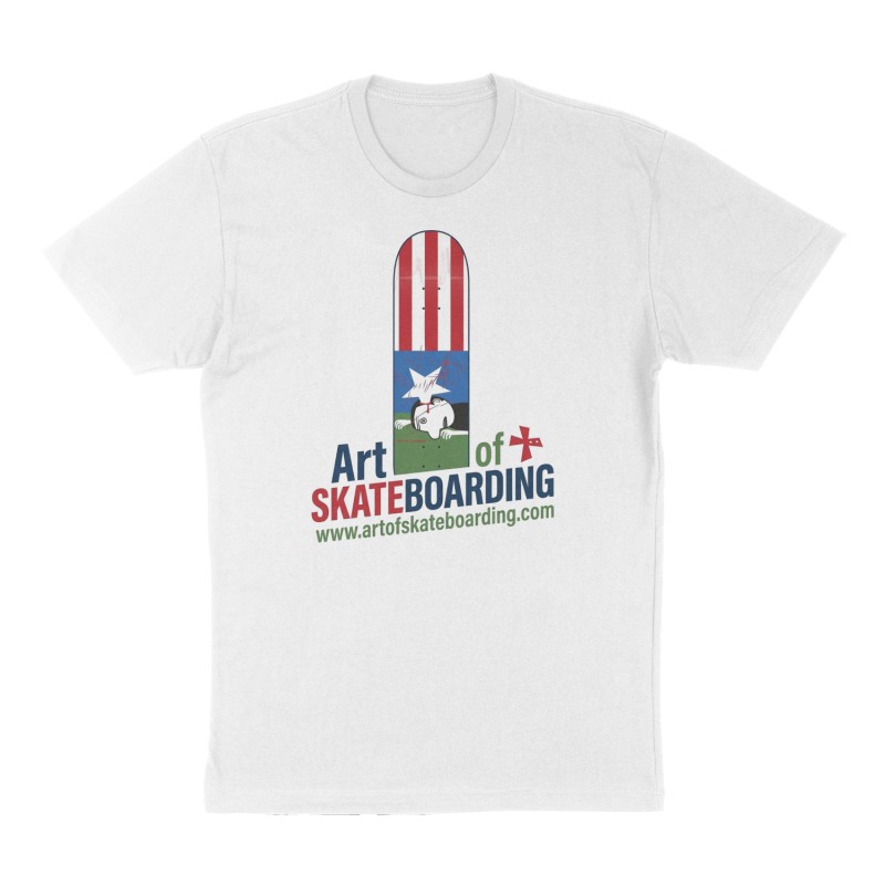 Custom t-shirt design, Front print, white shirt