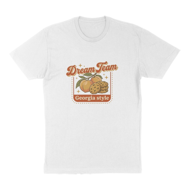Custom t-shirt: "Dream Team ", Front print, white shirt