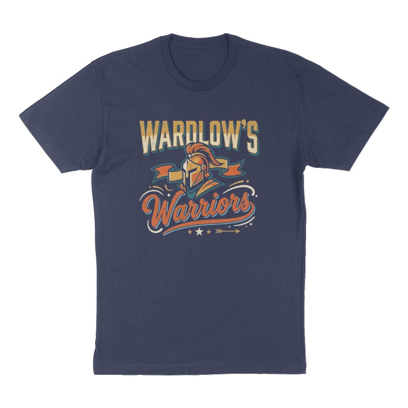 Custom t-shirt: "Wardlow’s Warriors", Front print, navy shirt