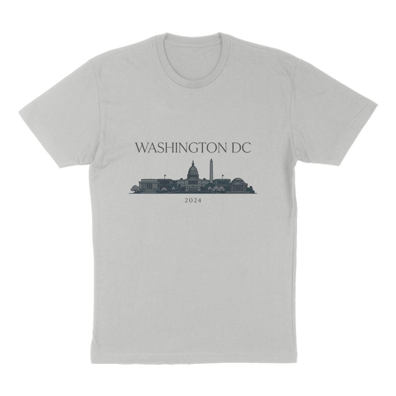 Custom t-shirt design, Front print, heather-gray shirt