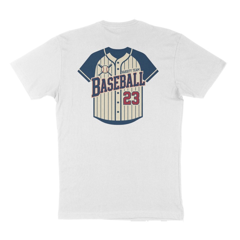 Custom t-shirt design, Back print, white shirt