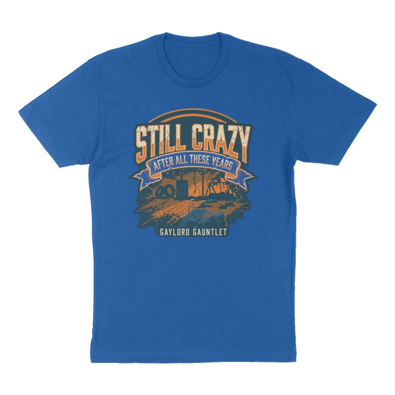 Custom t-shirt design, Front print, royal-blue shirt