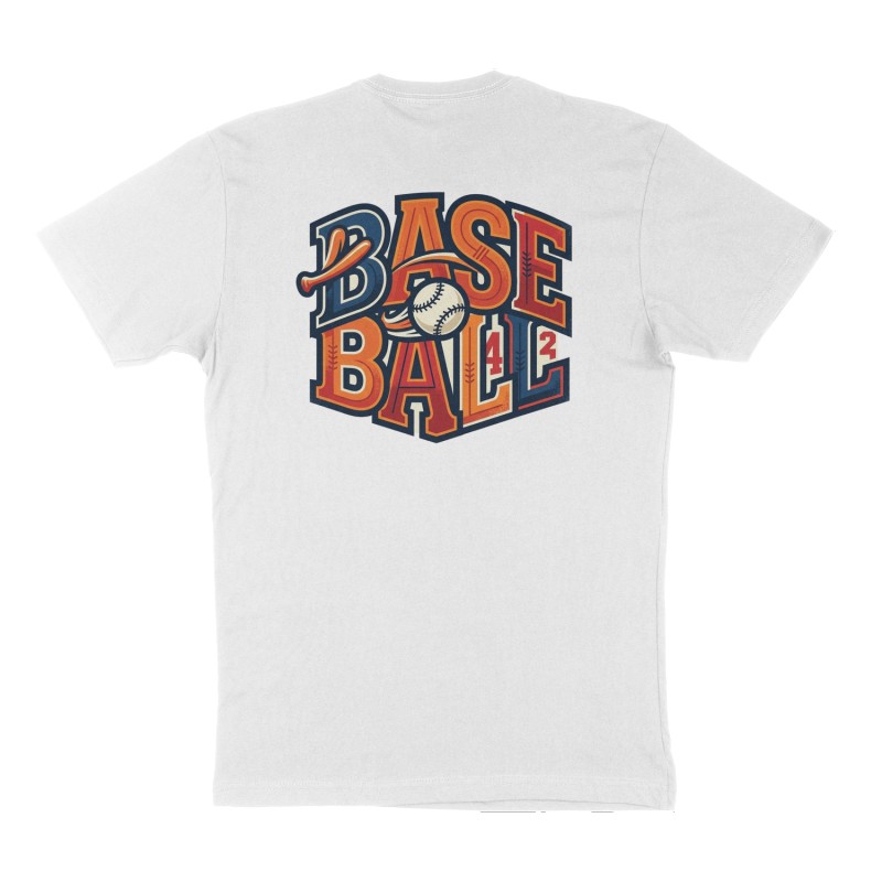 Custom t-shirt design, Back print, white shirt