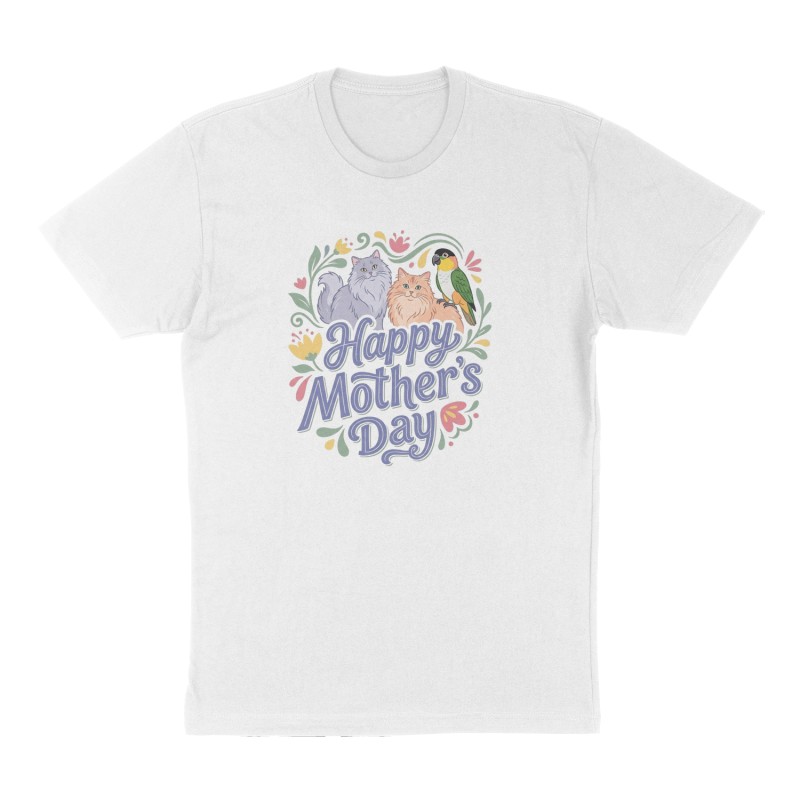 Custom t-shirt: "Happy Mother’s Day ", Front print, white shirt