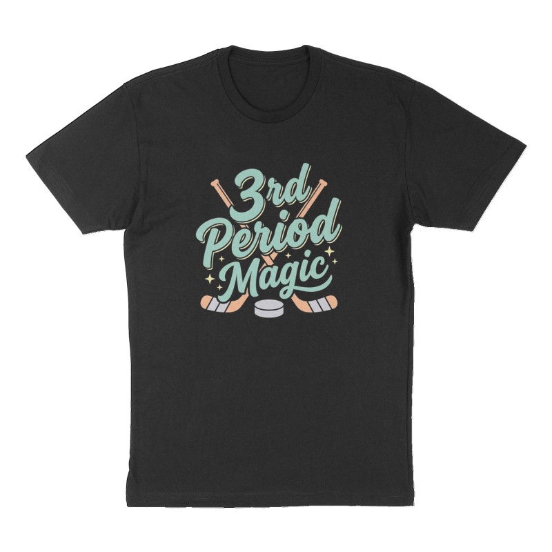 Custom t-shirt: "3rd Period Magic", Front print, black shirt