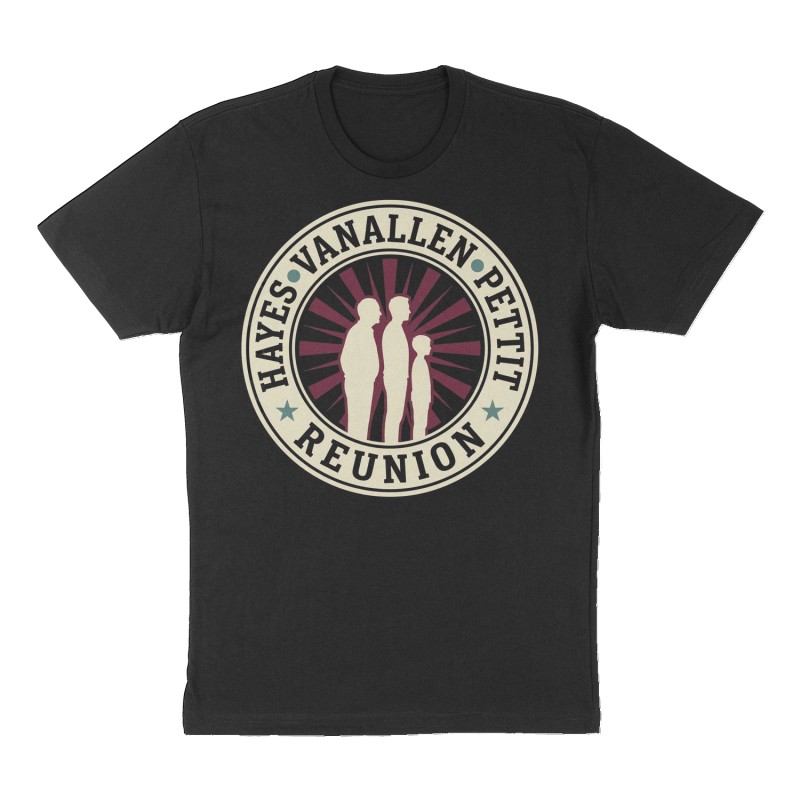 Custom t-shirt: "Hayes●VanAllen●Pettit", black shirt