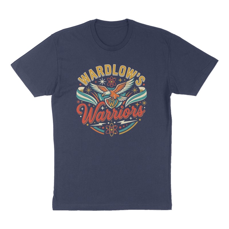 Custom t-shirt: "Wardlow’s Warriors", Front print, navy shirt