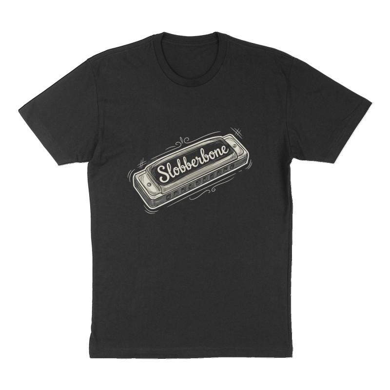 Custom t-shirt design, Front print, black shirt