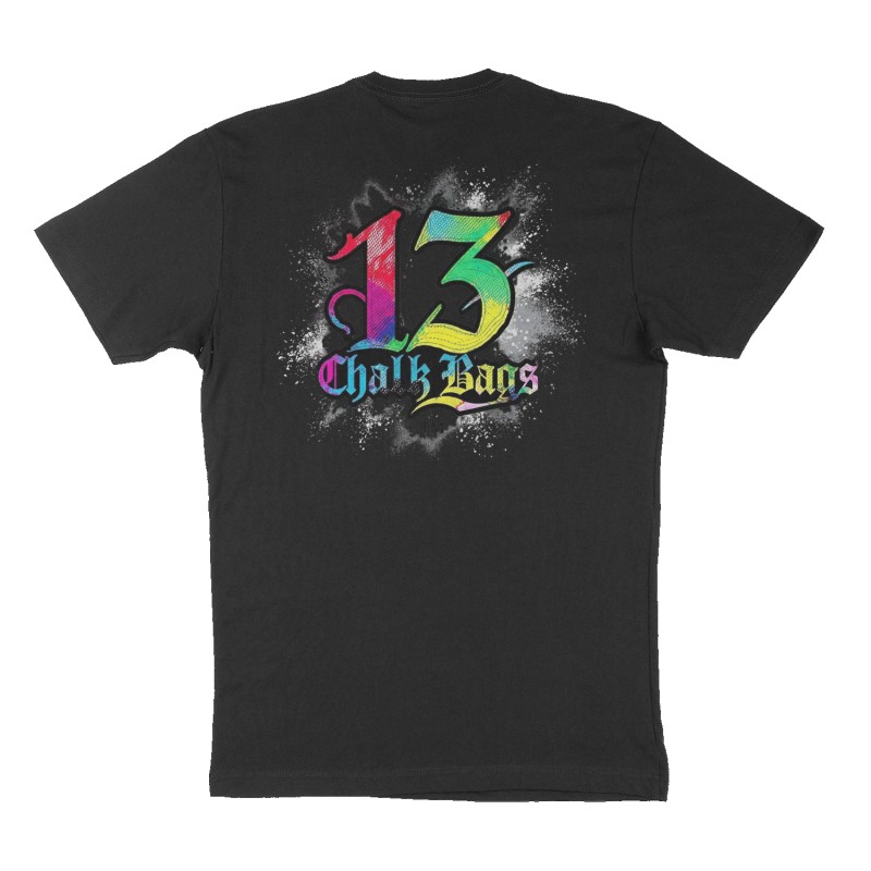 Custom t-shirt design, Back print, black shirt