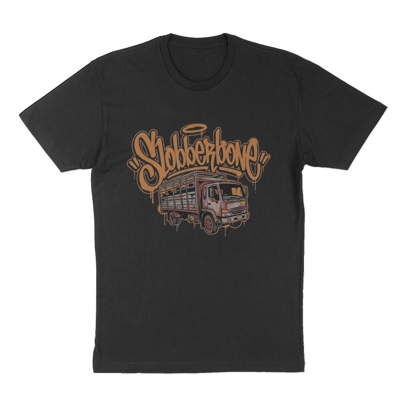 Custom t-shirt: "Slobberbone ", Front print, black shirt