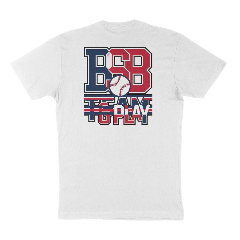 Custom t-shirt design, Back print, white shirt