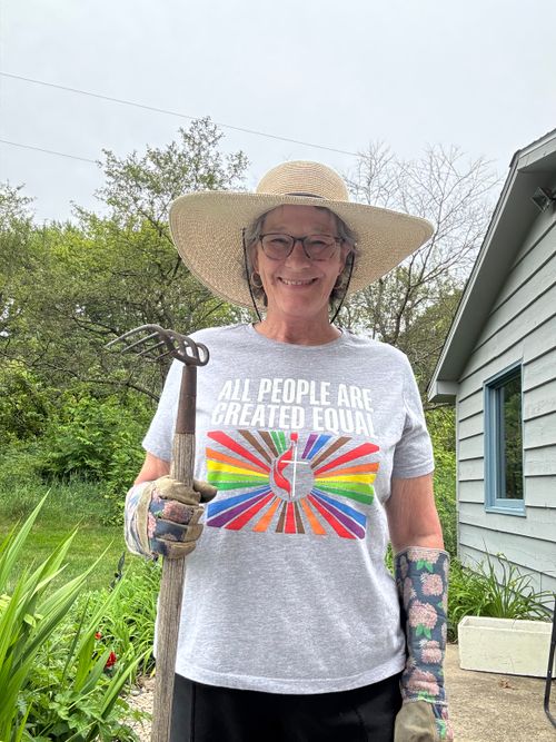 Customer photo of a custom Shirrts shirt, from Daphne J.'s review