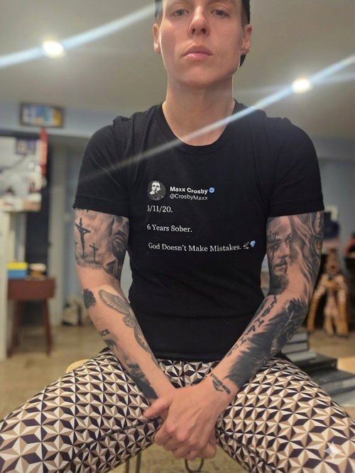 Customer photo of a custom Shirrts shirt, from customer's review